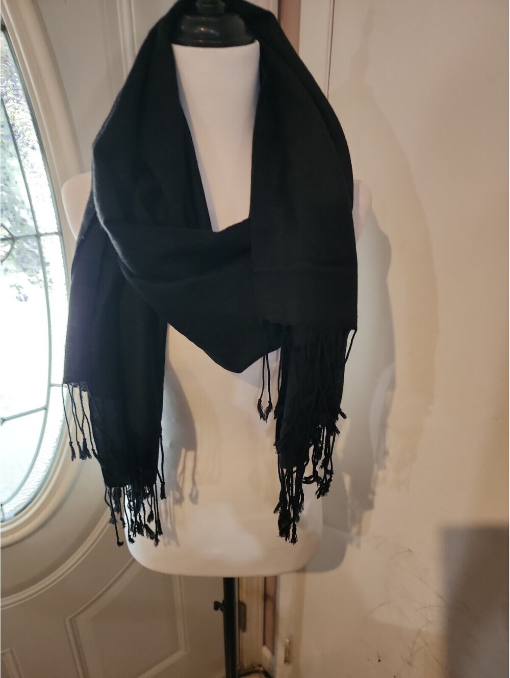 Scarf Black 82"×28"